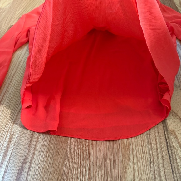 Lauren Ralph Lauren Women’s Orange Long Sleeve Blouse - Picture 6 of 11